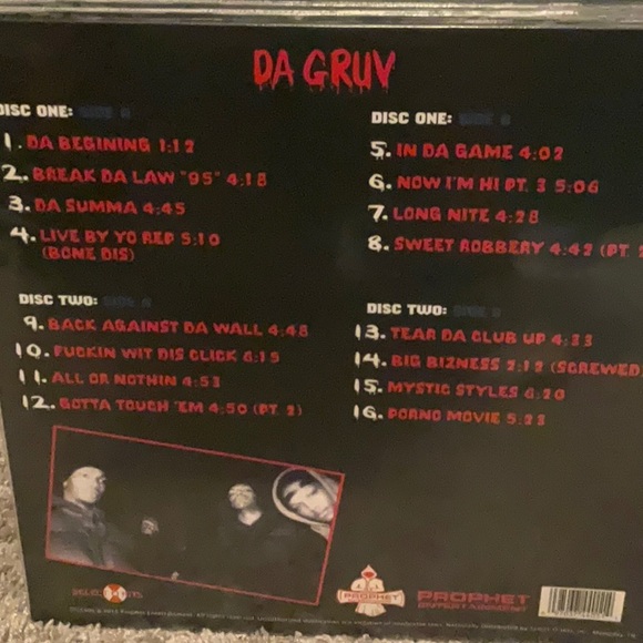 Mystic Stylez by Three 6 Mafia 2XLP Red Vinyl, New and sealed - Picture 2 of 2